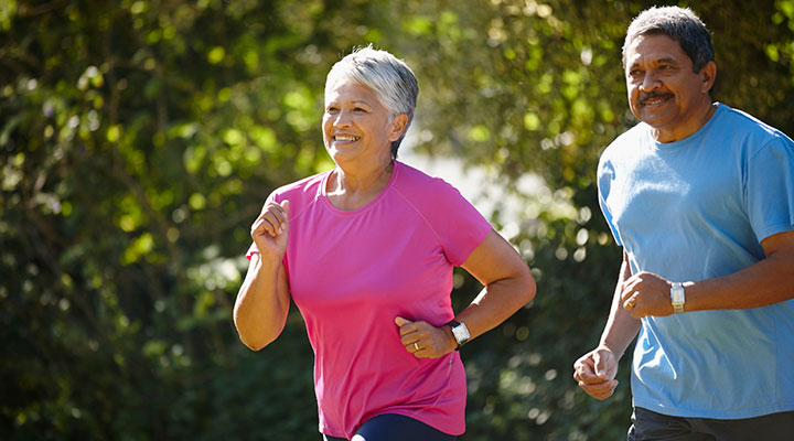 Regular aerobic exercise beginning in middle age may lessen severity of stroke in old age